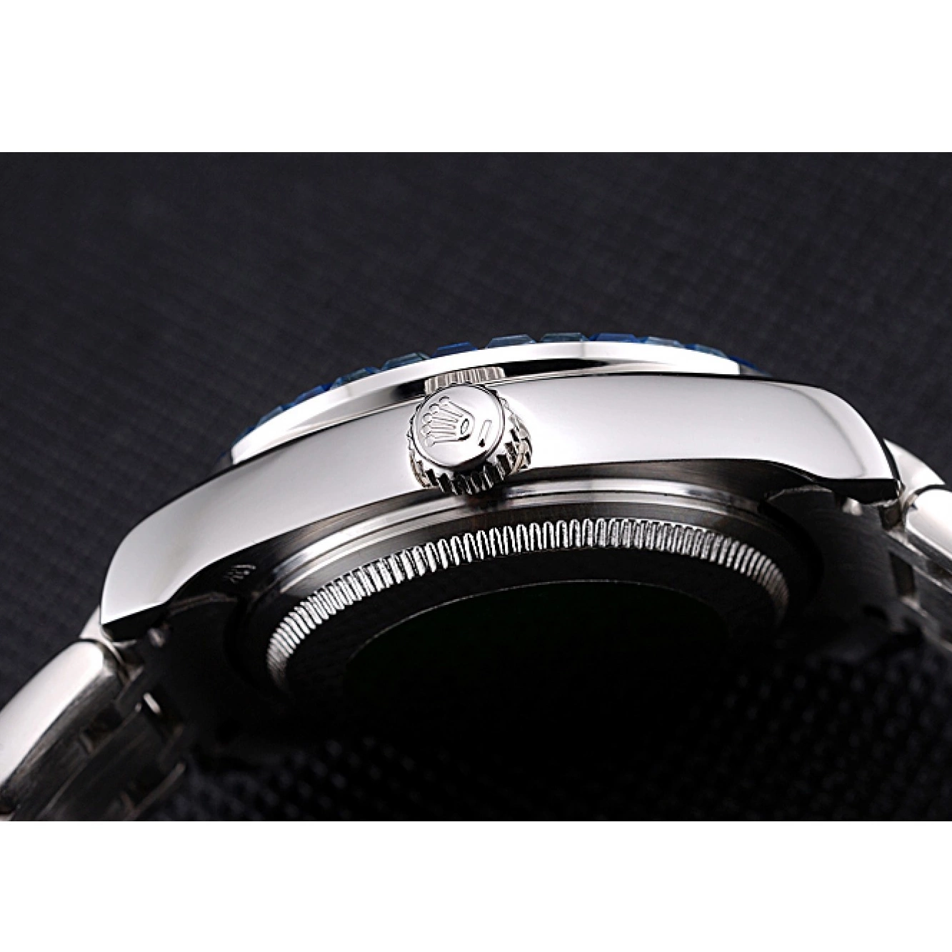 Aaa replica watch Datejust Jewels Case 622834 Dial Diamond Stainless Blue Steel And Bezel Bracelet Rolex 0729